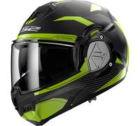 LS2, Casque modulable Moto ADVANT REVO Black H-V Yellow, L