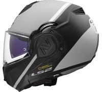 LS2 FF906 Advant Swipe Casque, noir-gris, taille S pour homme
