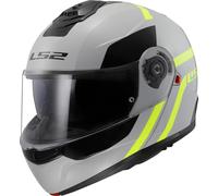 LS2 FF908 Strobe II Autox Casque, gris-jaune, taille XS pour homme