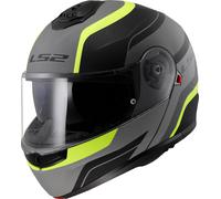 LS2 FF908 Strobe II Monza, casque rabattable XL Mat Noir/Gris/Jaune Néon Mat Noir/Gris/Jaune Néon