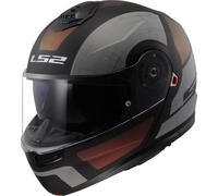 LS2 FF908 Strobe II Orion Casque, noir mat/gris, Taille XXL (63/64)