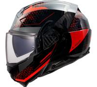 LS2 FF910 ADVANT II ASTRAL Klapphelm rot-schwarz S