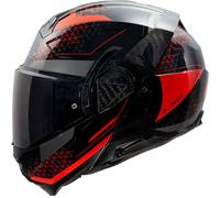 LS2 FF910 ADVANT II ASTRAL Klapphelm rot-schwarz 3XL