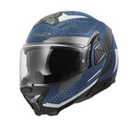 LS2, Casque Moto Modulable ADVANT II Astral Navy Blue Grey, L