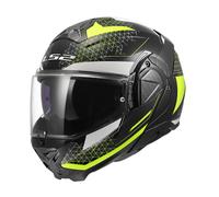 LS2 FF910 Advant II Astral, casque modulaire L Noir/Jaune Néon Noir/Jaune Néon
