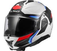 LS2 FF910 ADVANT II TRIPLE Klapphelm weiss-blau-rot L