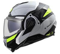 LS2 Casque moto modulable FF910 Advant II Triple Gris/Jaune néon XS