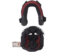 LS2 FF910, doublure/coussinets des joues L Noir/Rouge Noir/Rouge