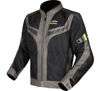 LS2 Garda Air Blouson textile de moto, noir-jaune, taille 4XL pour homme