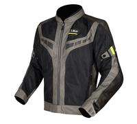 LS2 Garda Air Veste De Moto (Noir/Vert/Jaune Fluo) Taille: L
