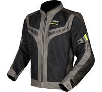 LS2 Garda Air Blouson textile de moto, noir-jaune, taille 4XL pour homme