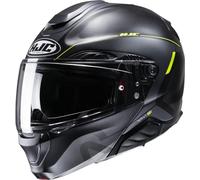HJC casque modulable RPHA91 COMBUST noir-jaune MC3HSF M