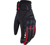 LS2 Jet II gants de moto imperméables pour femmes, noir-rouge, taille M