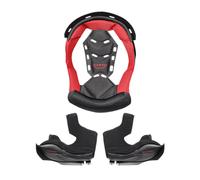 LS2 MX701 Explorer, doublure/coussinets de joue XL Noir/Rouge Noir/Rouge