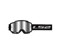 LS2 LUNETTES CROSS ENDURO CHARGER AVEC ECRAN IRIDIUM - NOIR