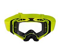 LS2, Lunettes de protection moto AURA (Visière transparente) black HIV yellow