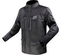 LS2 Metropolis Evo Veste textile de moto imperméable, noir, Taille M