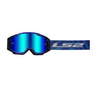 LS2 Charger Pro Lunettes de motocross, bleu pour homme