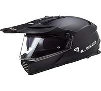 LS2 MX436 Pioneer Evo Casque Motocross (Black Matt,L (59/60))