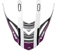 LS2 MX437 Evo Xcode, pic Blanc/Noir/Mauve Blanc/Noir/Mauve
