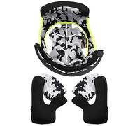 LS2 MX437 Fast Evo Doublure intérieure et garnitures de joue, noir, taille 3XL