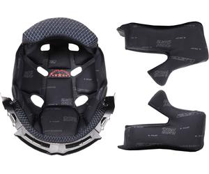 LS2 MX700, doublure/coussinets des joues XXL Noir Noir