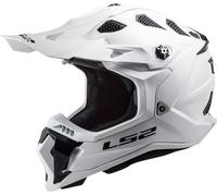 LS2 MX700 Subverter Evo II casque de motocross solide, blanc, XL (61/62)