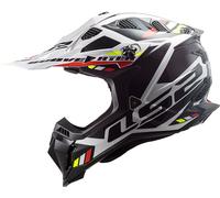 LS2 MX700 Subverter Evo Stomp, casque croisé L Blanc/Noir Blanc/Noir