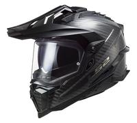 LS2 MX701 Carbon Explorer noir carbone brillant - casque d'aventure