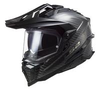 LS2 Casque enduro MX701 Explorer Carbon Solid L Noir