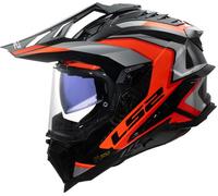 LS2 Helmets Casque moto MX701 Explorer C Frontier II Rouge XXL