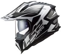 LS2 MX701 Explorer Alter, casque enduro 3XL Mat Noir/Blanc/Gris Mat Noir/Blanc/Gris