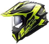 LS2 MX701 Explorer Alter, casque enduro S Mat Noir/Jaune Néon/Gris Mat Noir/Jaune Néon/Gris