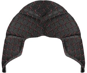 LS2 MX701 Explorer Carbon, déflecteur de vent Noir Noir