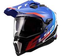 Ls2 Mx701 Explorer Hexa Off-road Helmet Bleu 3XL