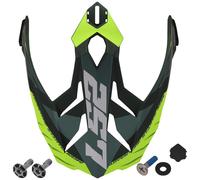 LS2 MX701 Spire Helmet Peak, vert-jaune pour homme