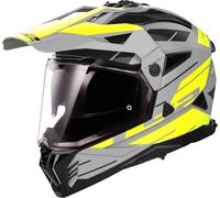 LS2 MX702 Pioneer II Namib, casque enduro M Mat Gris/Jaune Néon Mat Gris/Jaune Néon