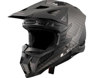 LS2 MX703 C X-Force, casque à croix 3XL Noir Mat Noir Mat
