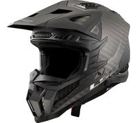LS2 MX703 C X-Force, casque à croix XXL Noir Mat Noir Mat