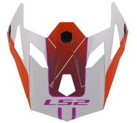 LS2 MX703 Extendable Helmet Peak, orange pour homme