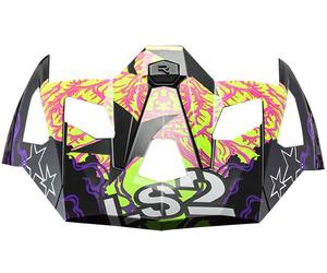 LS2 MX703 Fireskull, pic Noir/Fuchsia/Mauve/Jaune Néon Noir/Fuchsia/Mauve/Jaune Néon