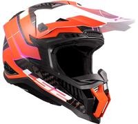 LS2 MX703 X-Force Galuo, casque de motocross XXL Noir/Orange/Blanc Noir/Orange/Blanc