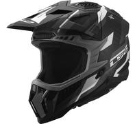 LS2 Helmets Casque cross MX703 X-Force Phantom Noir/Gris Mat XL