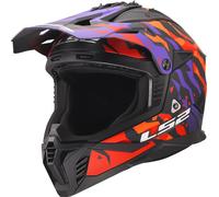 LS2 Helmets Casque tout-terrain MX708 Fast II Grotesk ECE 22.06 Noir 3XL