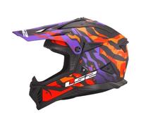 Ls2 Mx708 Fast Ii Grotesk Ece 22.06 Off-road Helmet Noir L