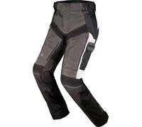 LS2 Norway Pantalon textile de moto imperméable, noir-gris, taille L pour homme
