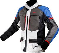 LS2 Norway, veste textile imperméable M Gris Clair/Gris Foncé/Bleu/Noir Gris Clair/Gris Foncé/Bleu/Noir
