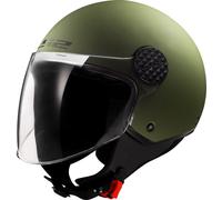 LS2 OF558 Sphere II Solid, casque à réaction XL Matt-Vert Foncé Matt-Vert Foncé