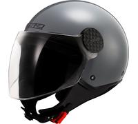 LS2 OF558 Sphere Lux II Solid, casque à réaction S Gris Gris