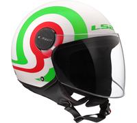 LS2 OF558 Sphere Lux II Urby, casque ouvert XXL Blanc/Vert/Rouge Blanc/Vert/Rouge